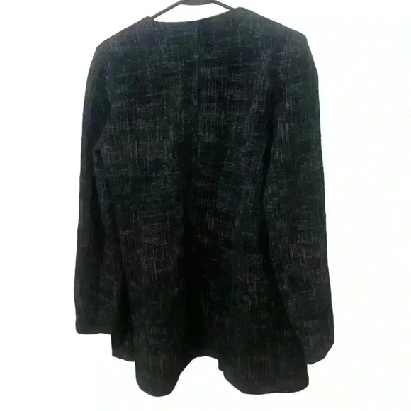 Eileen Fisher Organic Cotton Blend Open Cardigan Jacket - Picture 2 of 4